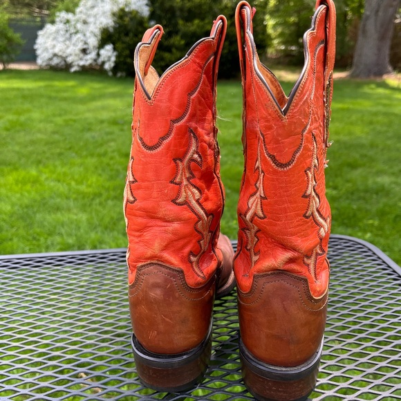LUCCHESE 2000 Women’s Antique Brown Boots Size 7 1/2B - Picture 5 of 11